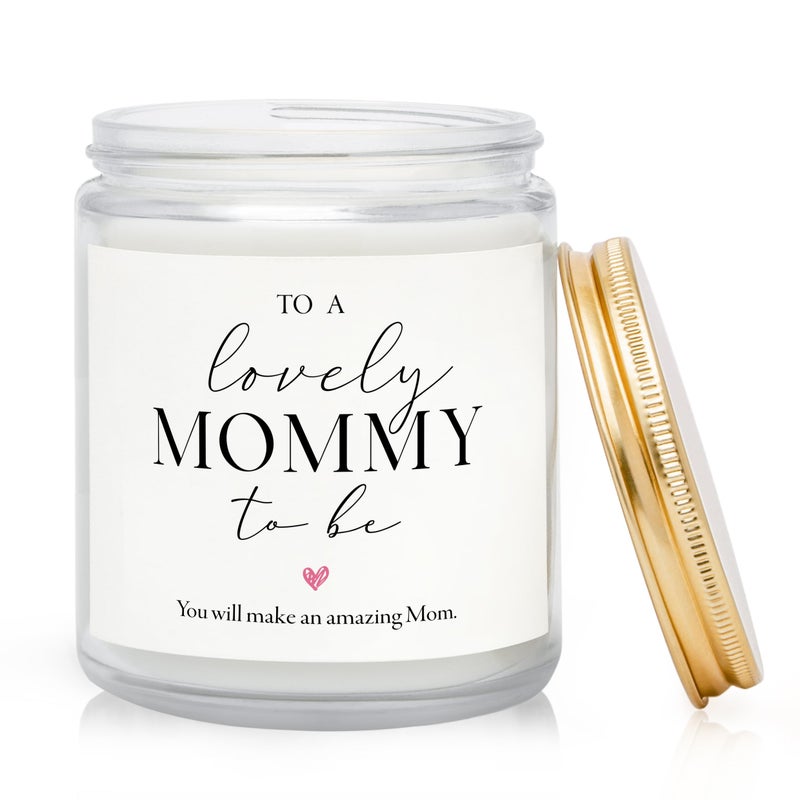 Mom to Be Gift هدايا الحمل للأمهات لأول مرة - شمعة معطرة باللافندر أفضل الهدايا لتوقع أن تكون الأم الجميلة هدية للنساء الحوامل - Image 1